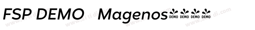 FSP DEMO   Magenos字体转换